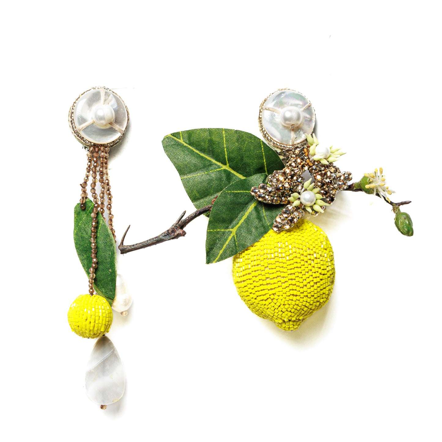 Limon Asymmetrical Earrings