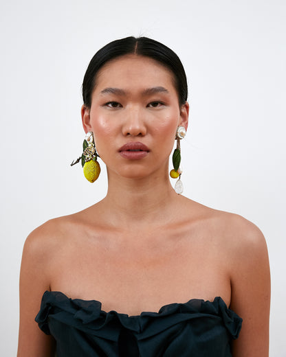 Limon Asymmetrical Earrings