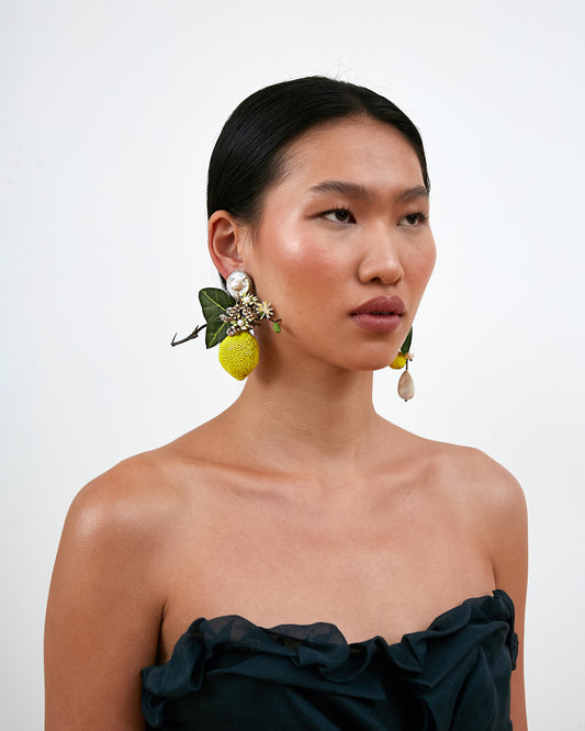 Limon Asymmetrical Earrings