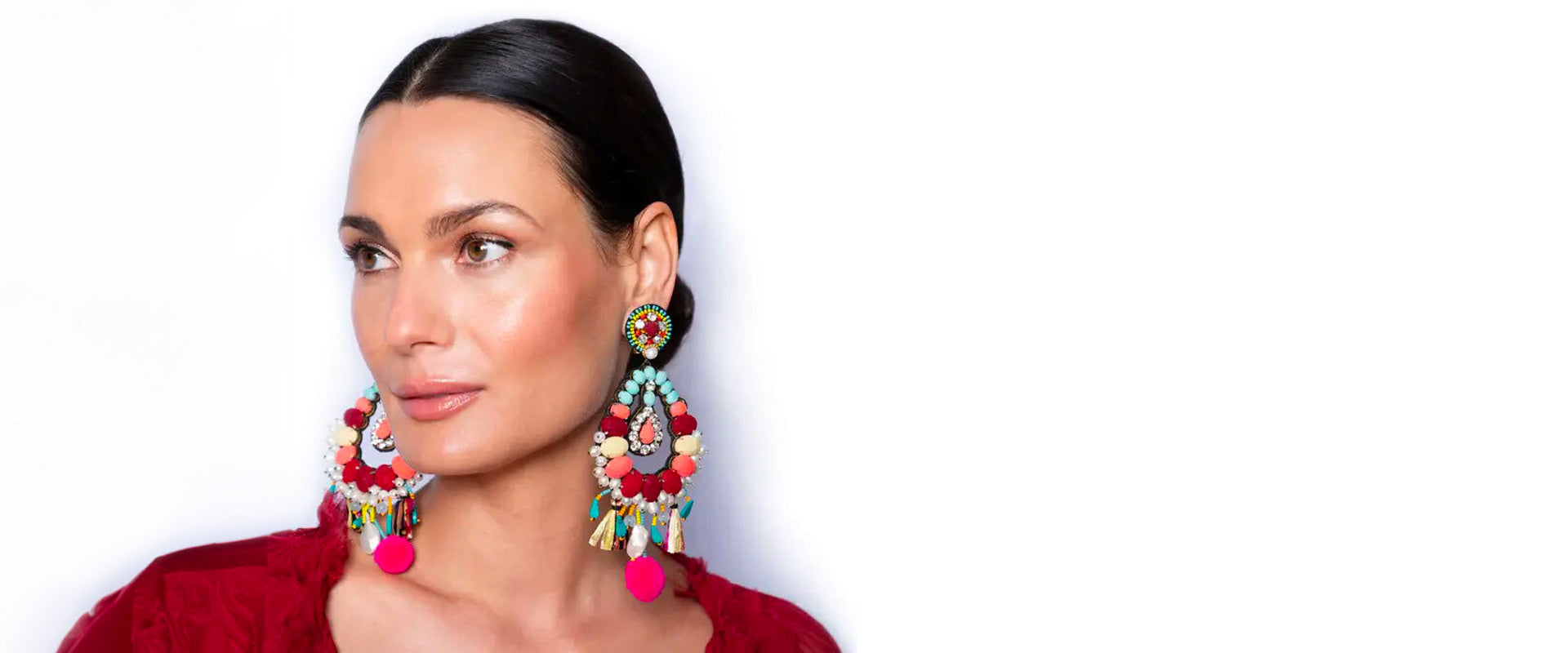 Ranjana khan look alike on sale earrings