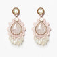 Lace Pink Quartz Earrings